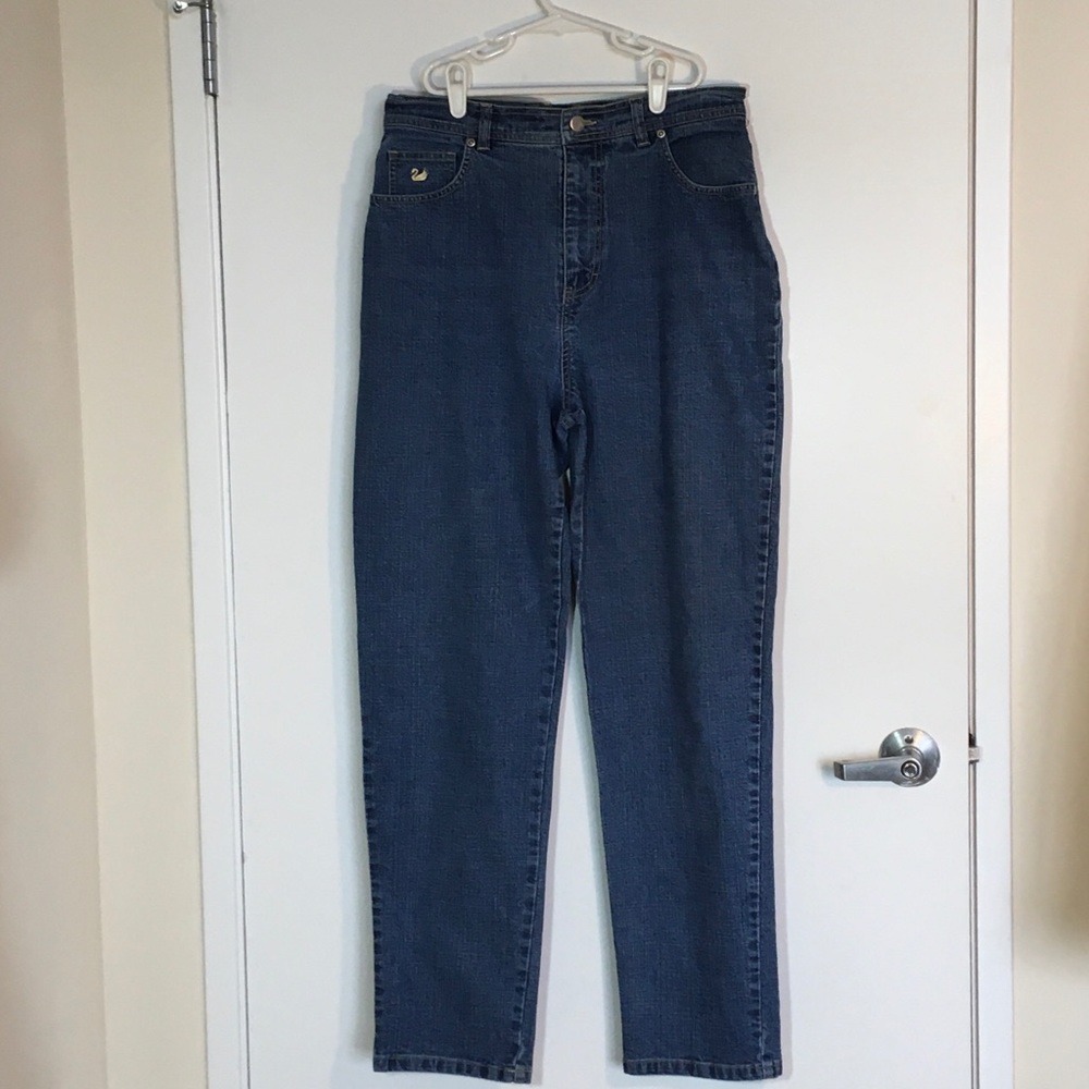 Gloria Vanderbilt Jeans, 12 swan logo